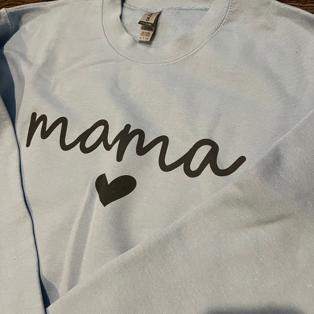 Mama Crewneck Sweatshirt - Light Blue