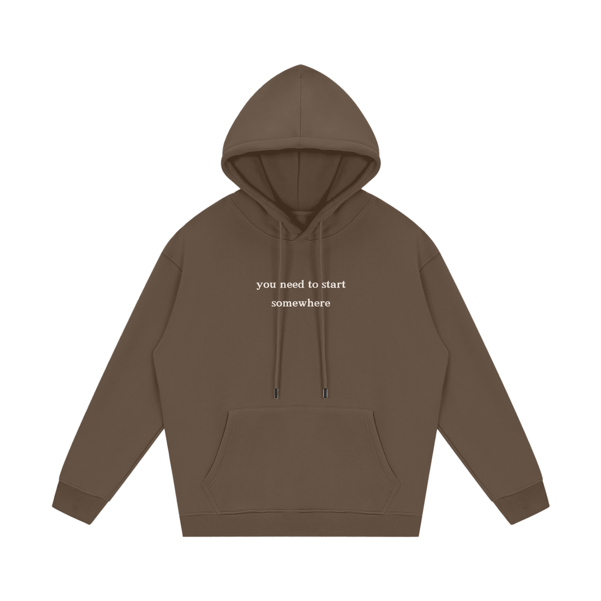 you need to start somewhere hoodie - mental health matters collection