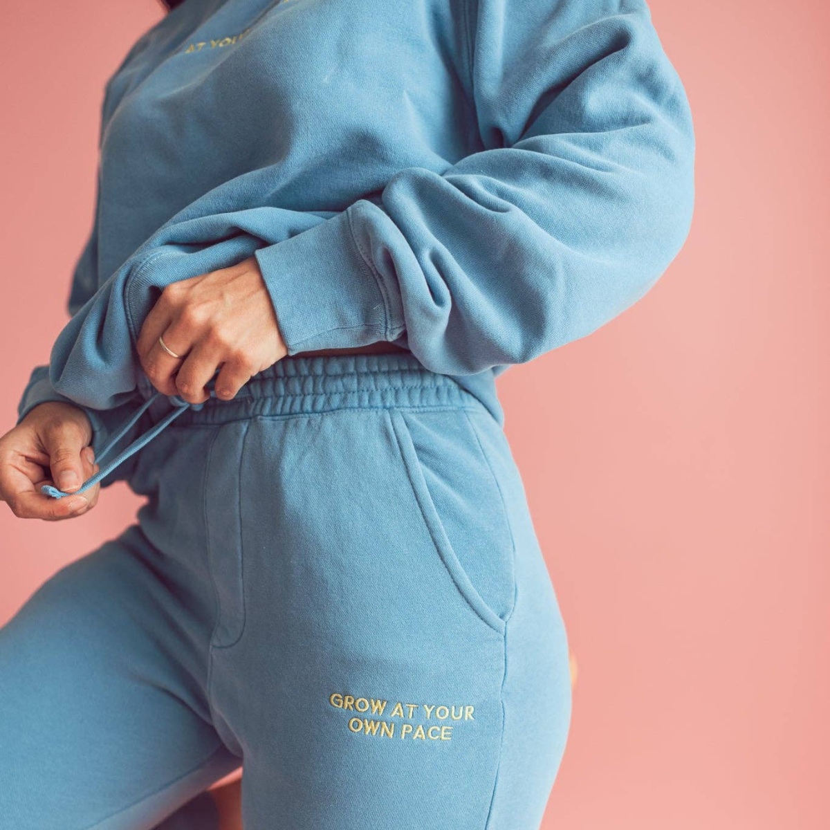 Grow At Your Own Pace Sweatpants by JZD
