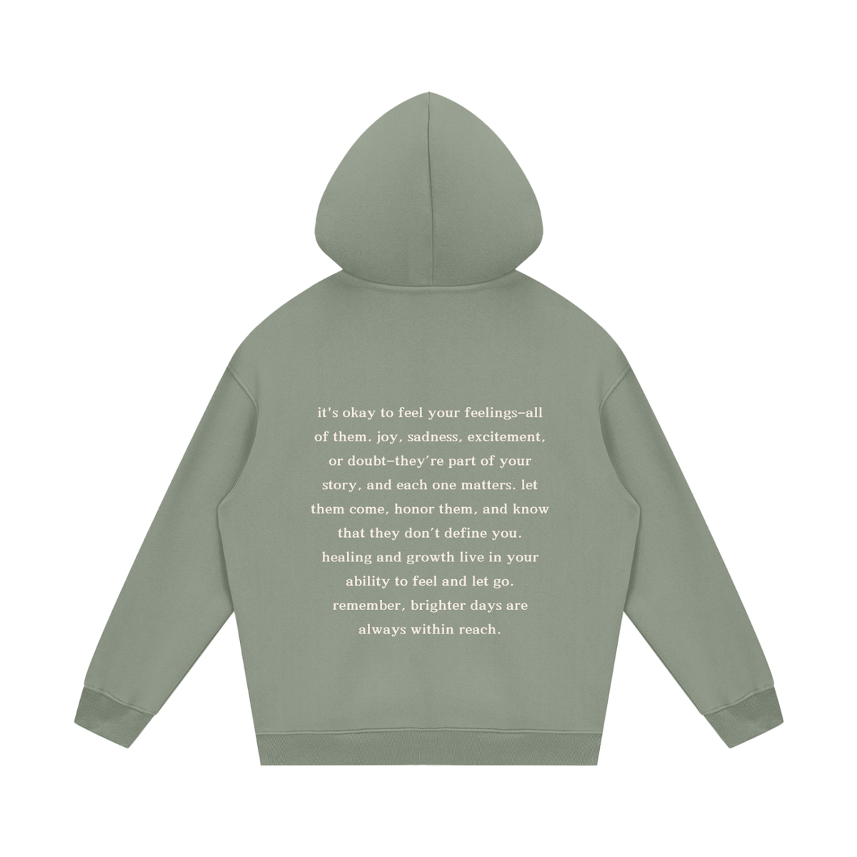 it's okay to feel your feelings hoodie - mental health matters collection