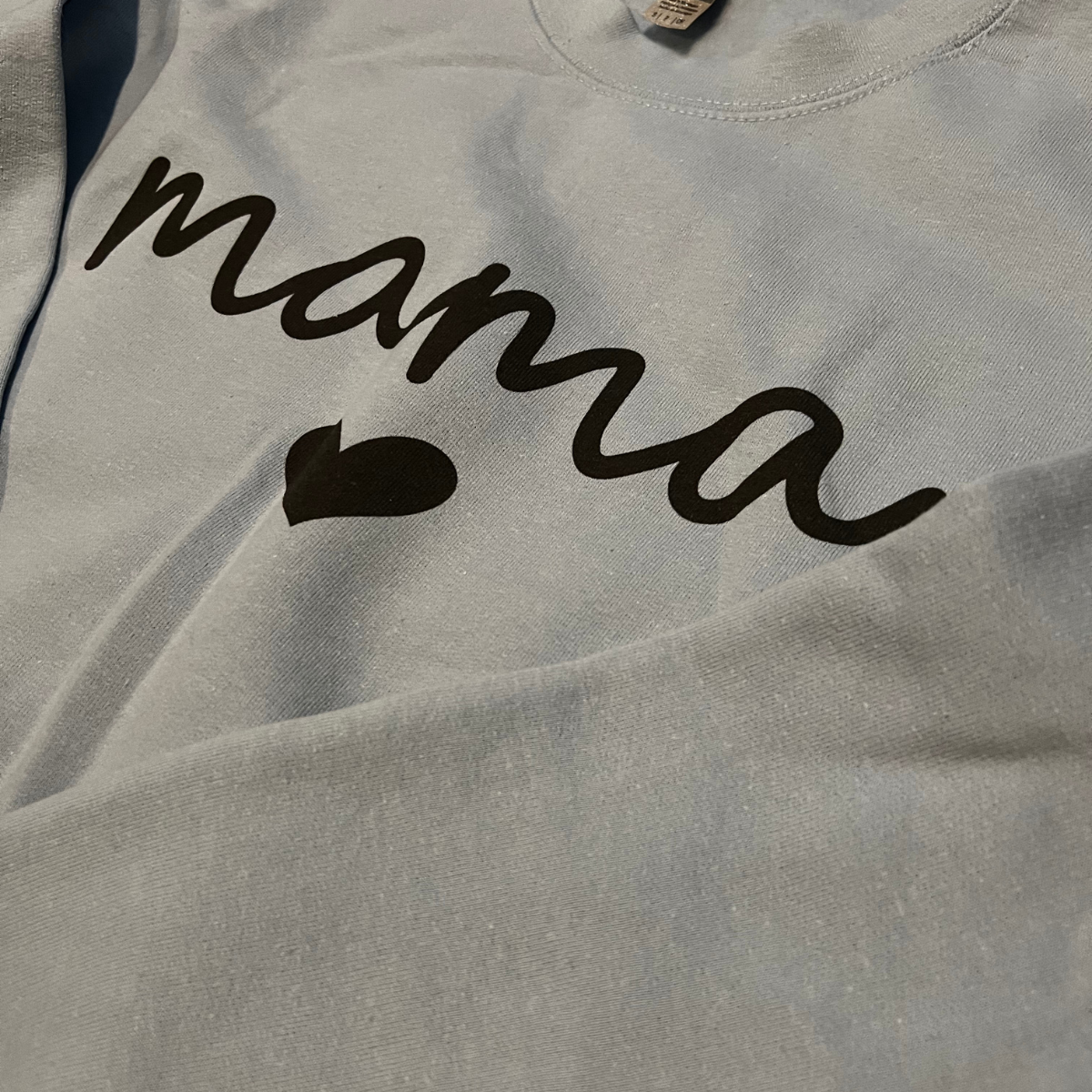 Mama Crewneck Sweatshirt - Light Blue