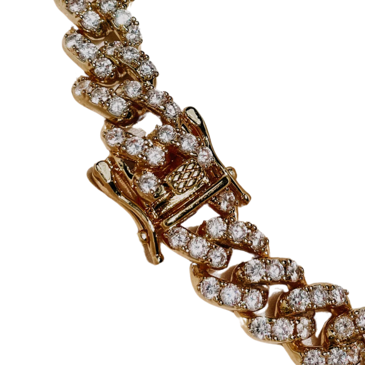 Diamonds & Cigars Bracelet - Cubic Zirconia Encrusted - 18K Gold Plated Brass, Hey Maeve