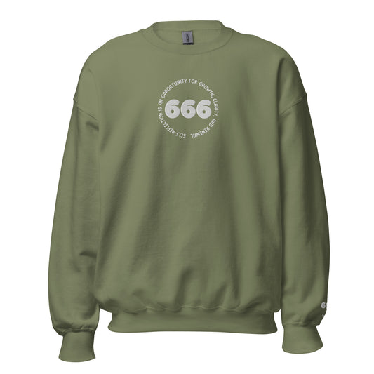 666 Angel Number Crewneck - Unisex Sweatshirt