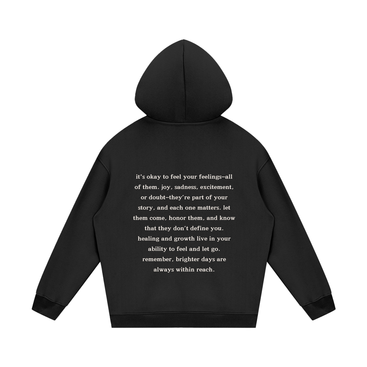 it's okay to feel your feelings hoodie - mental health matters collection