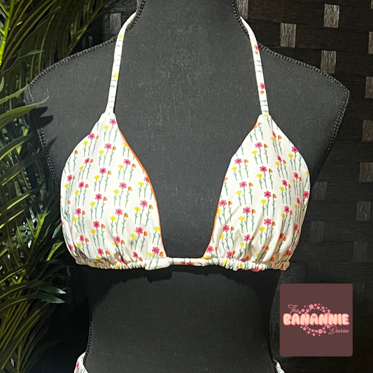 be yourself - recycled string bikini top