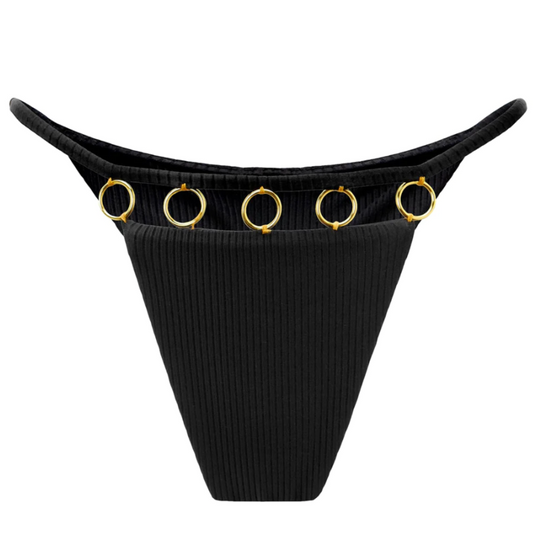 Cinco Bottom - Onyx by Akosha Swimwear