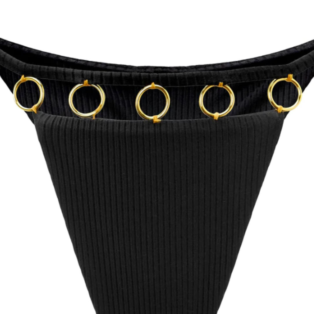 Cinco Bottom - Onyx by Akosha Swimwear