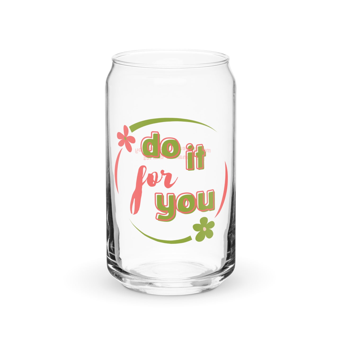 mental health matters can-shaped drinking glass – 16oz or 20oz