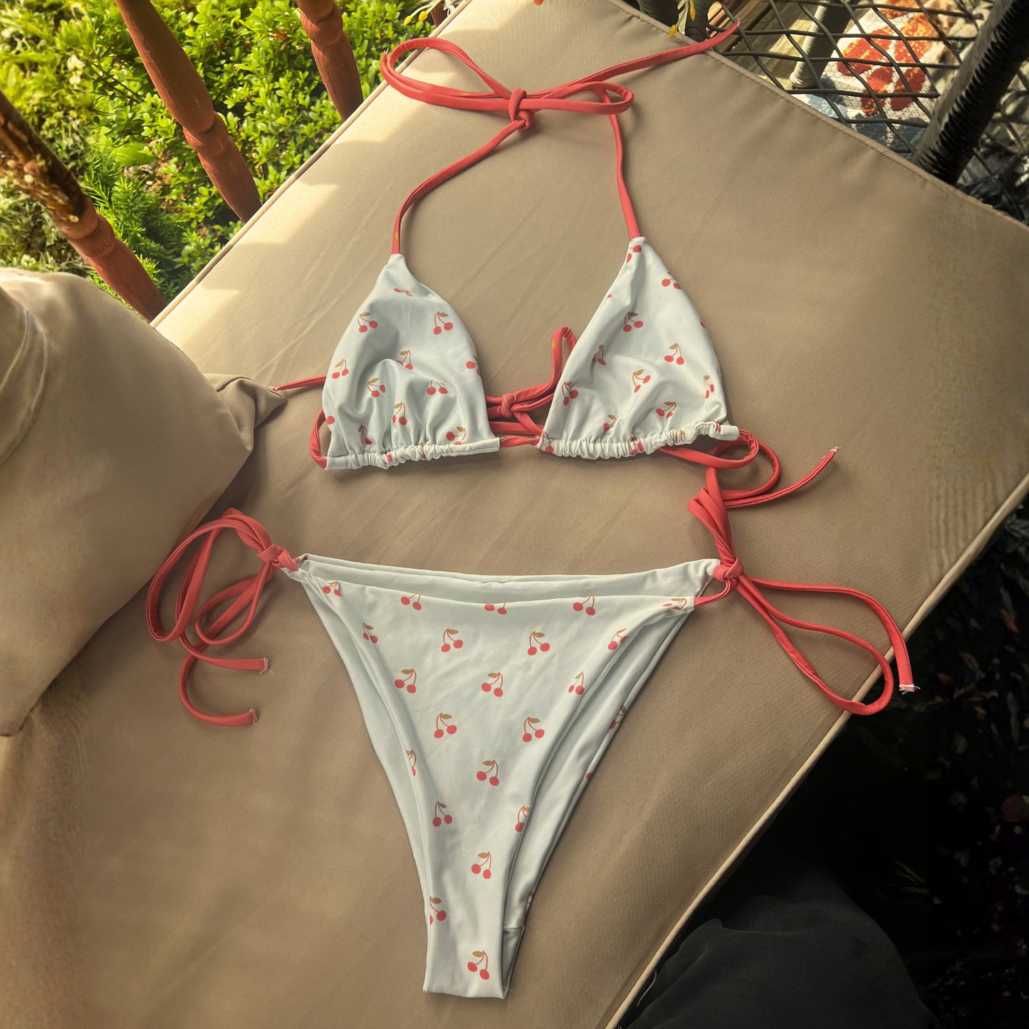 Do It For You Recycled String Bikini Bottoms