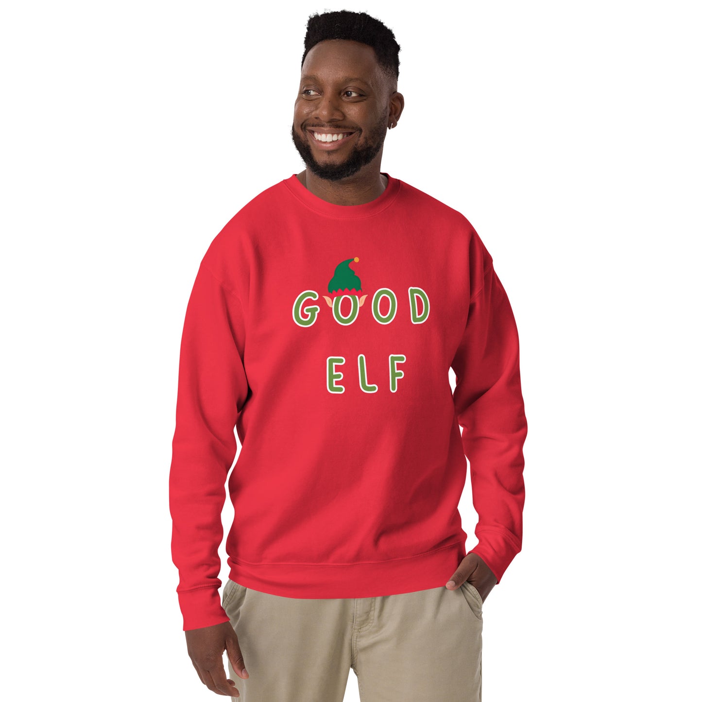 Good Elf Unisex Premium Crewneck Sweatshirt