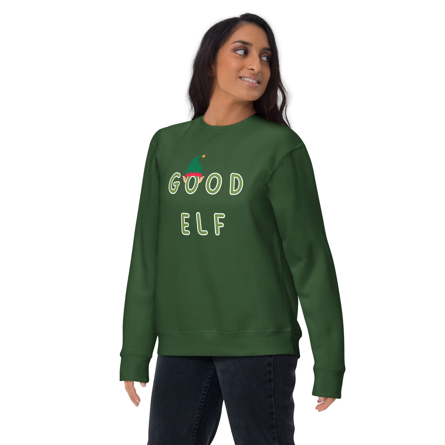 Good Elf Unisex Premium Crewneck Sweatshirt