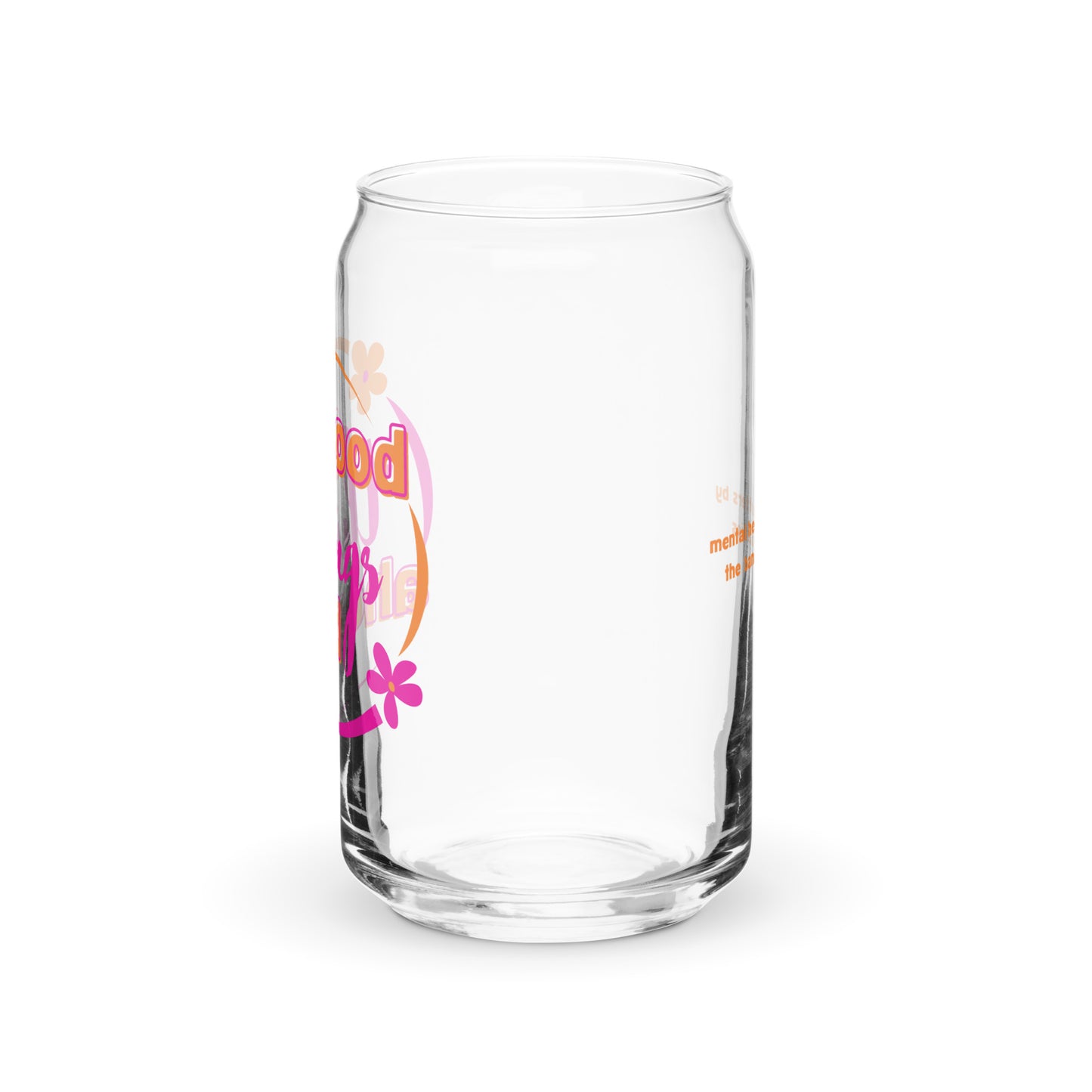 Good Things Ahead Can-Shaped Glass - Mental Health Matters by The Banannie Diaries