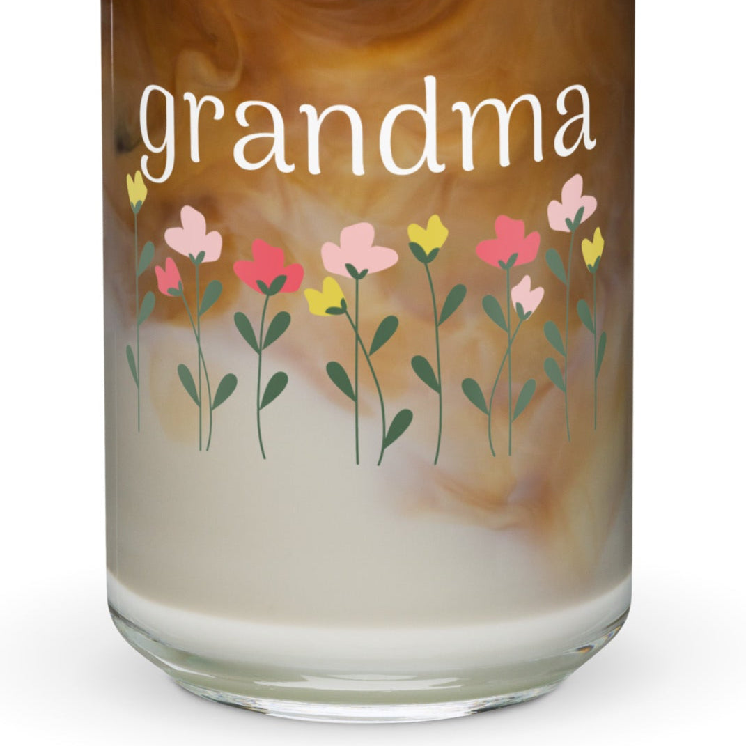 Grandma - Can-Shaped Glass