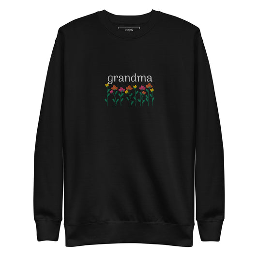 Grandma - Embroidered Unisex Crewneck - The Banannie Diaries