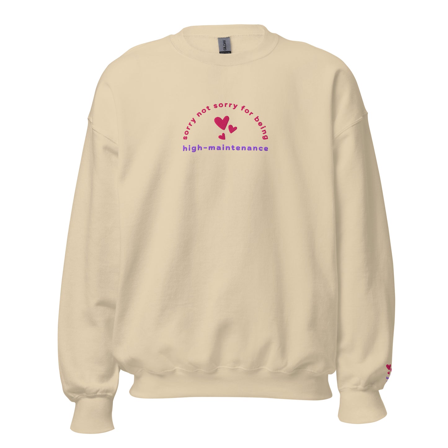 High-Maintenance - Embroidered Unisex Crewneck Sweatshirt