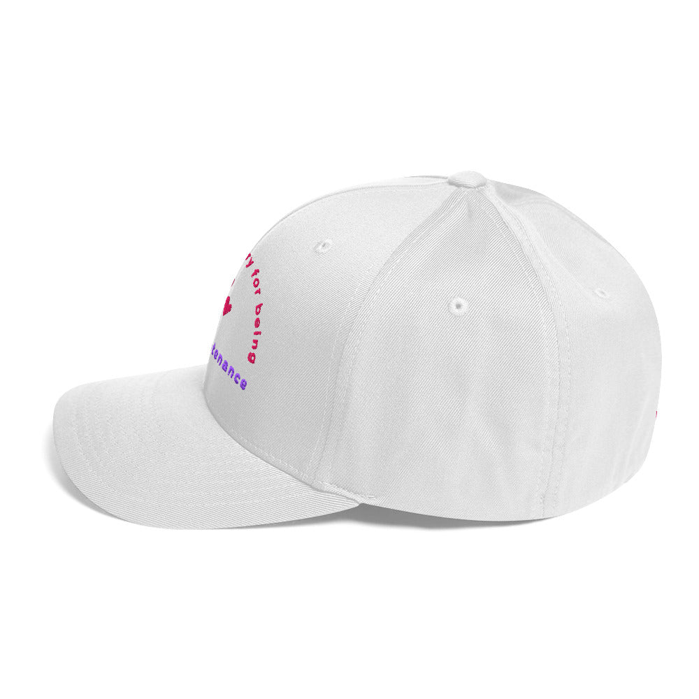 High Maintenance - Embroidered Structured Twill Cap