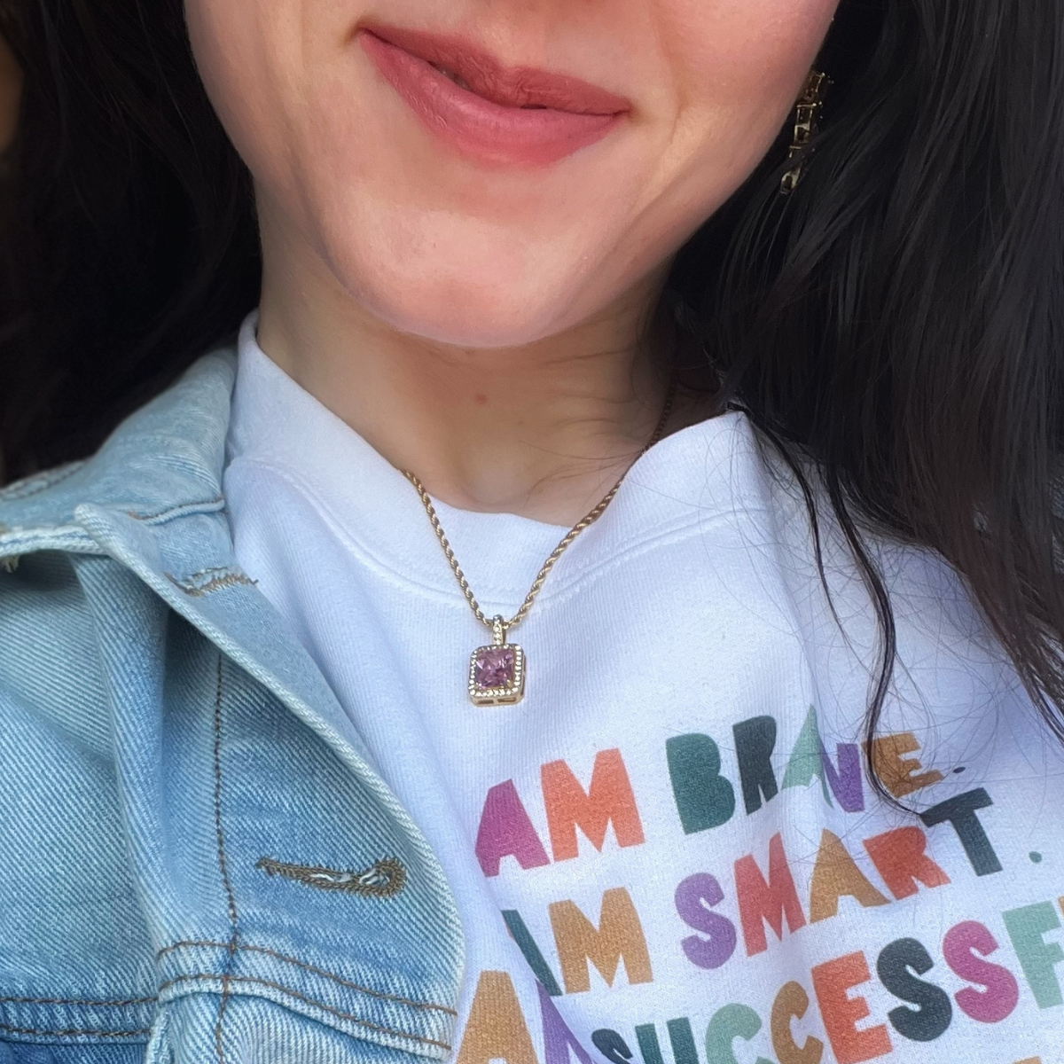 kensington necklace - rosè