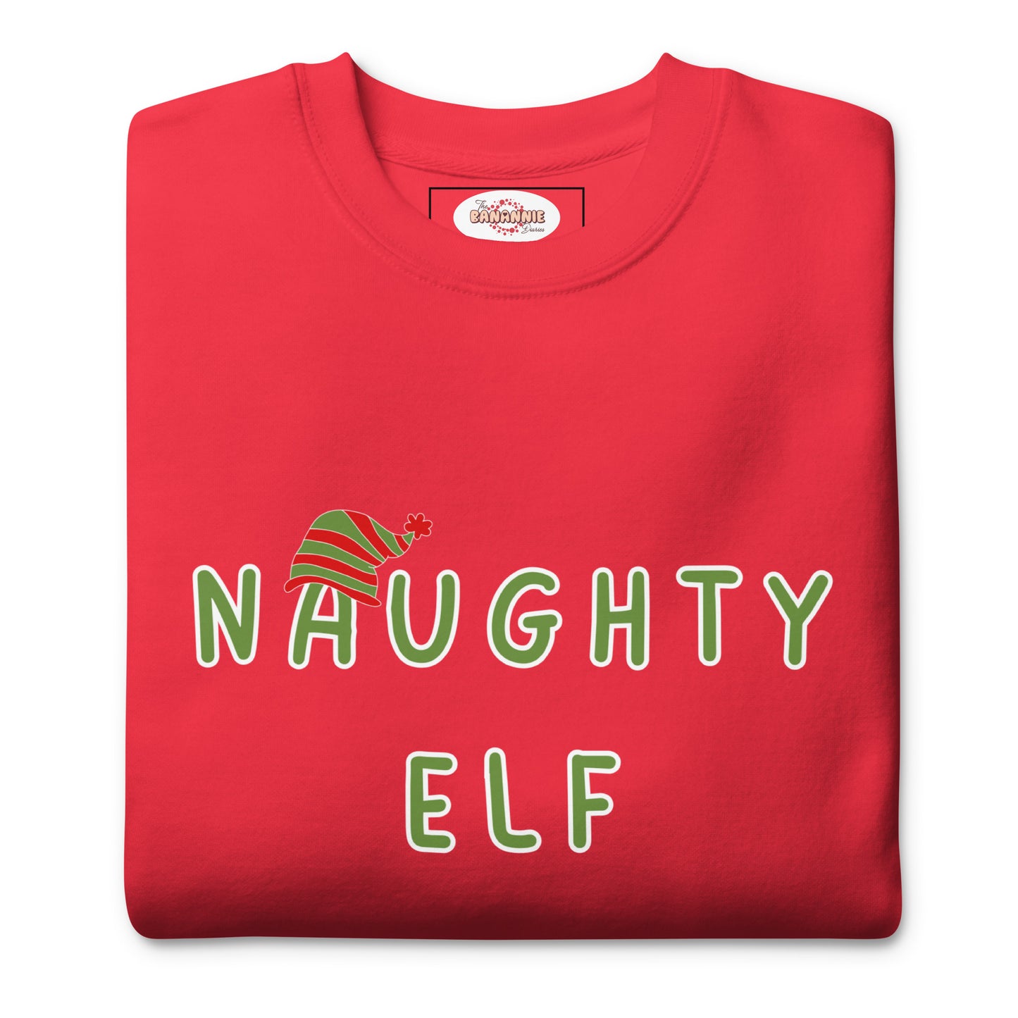 Naughty Elf Unisex Premium Sweatshirt