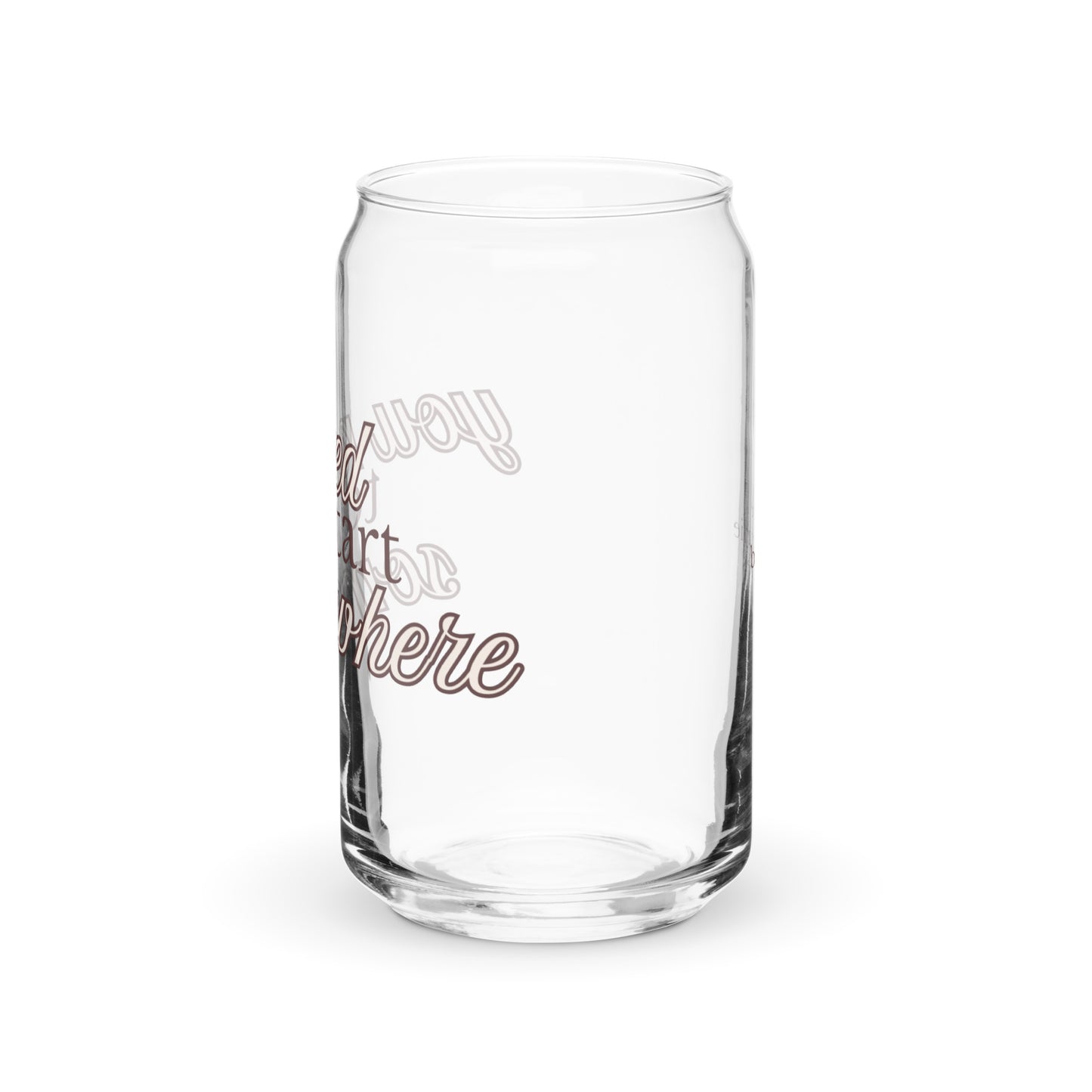 You Need to Start Somewhere Can-Shaped Glass - Neutral - Mental Health Matters by The Banannie Diaries