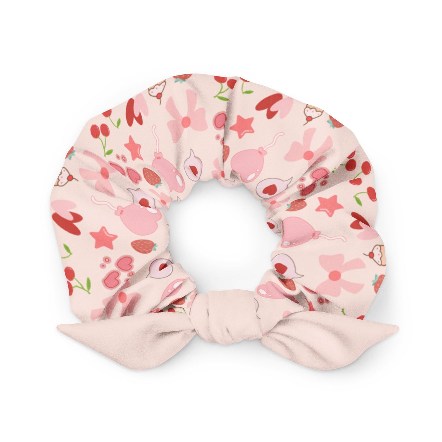 Please Please Pleased Love Yourself Recycled Scrunchie