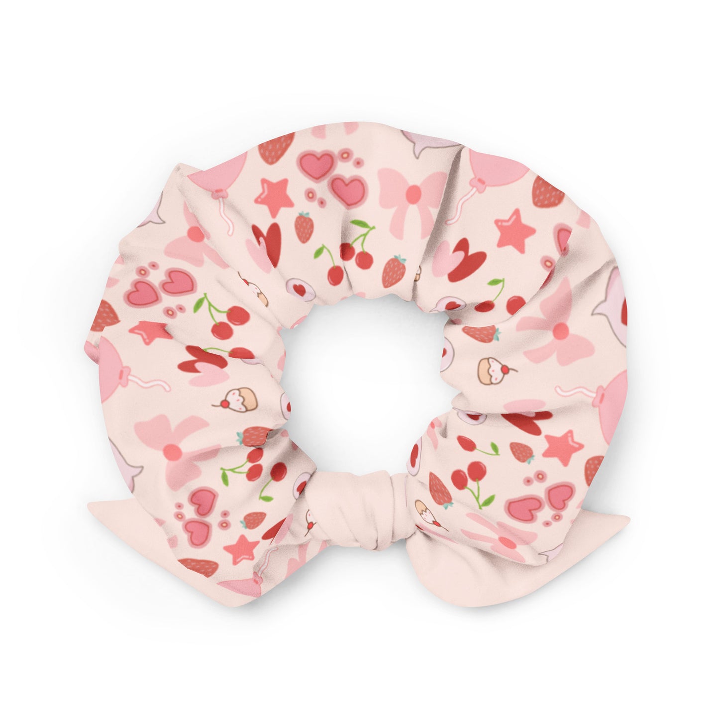 Please Please Pleased Love Yourself Recycled Scrunchie