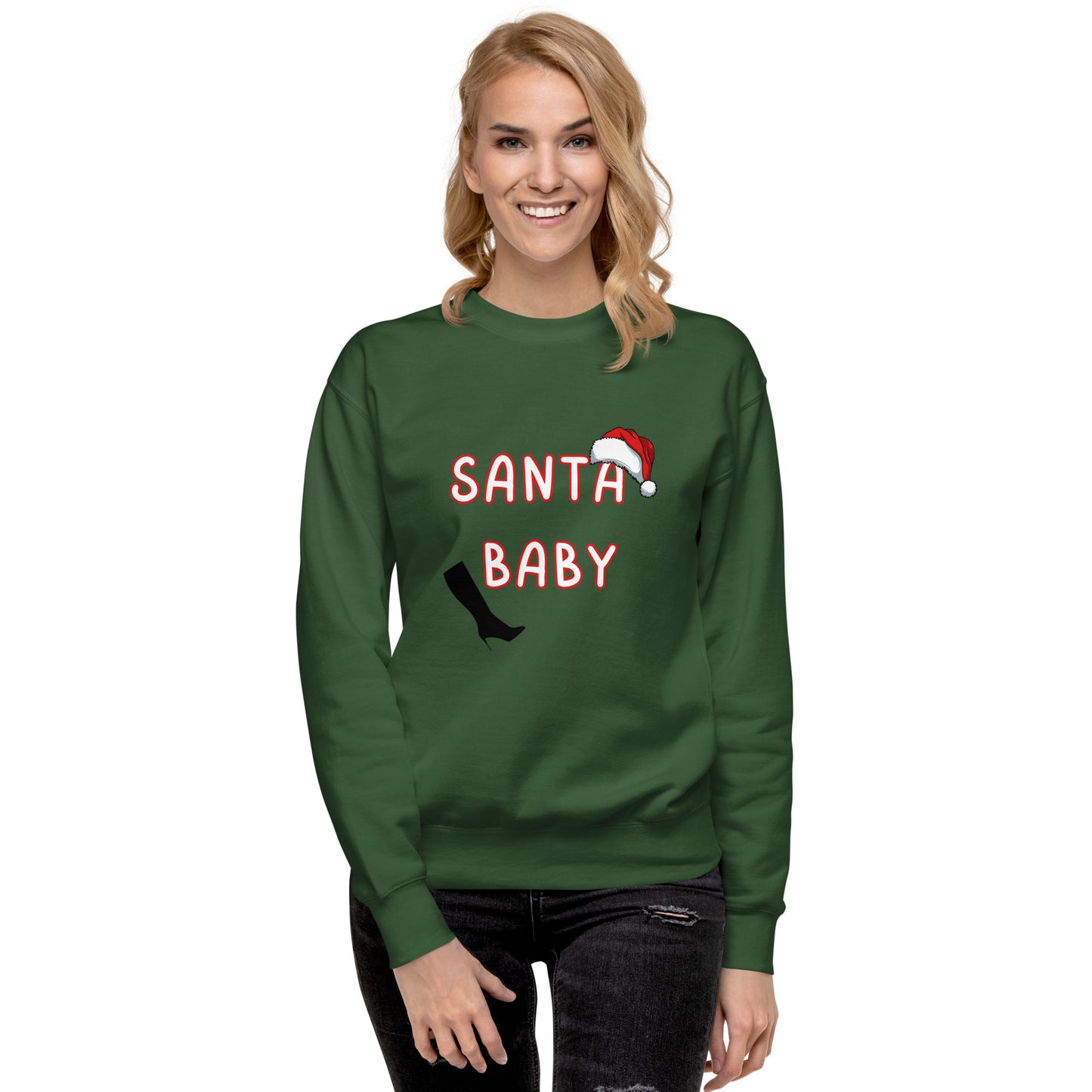 Santa Baby Unisex Premium Sweatshirt