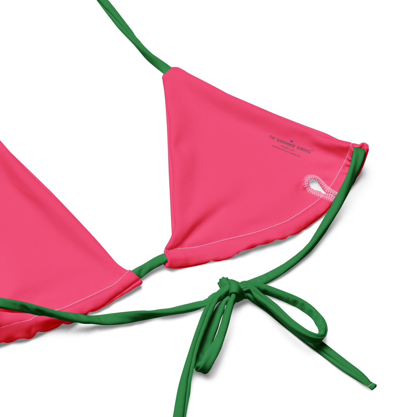 Sexy and Funny - Recycled String Bikini Top by The Banannie Diaries