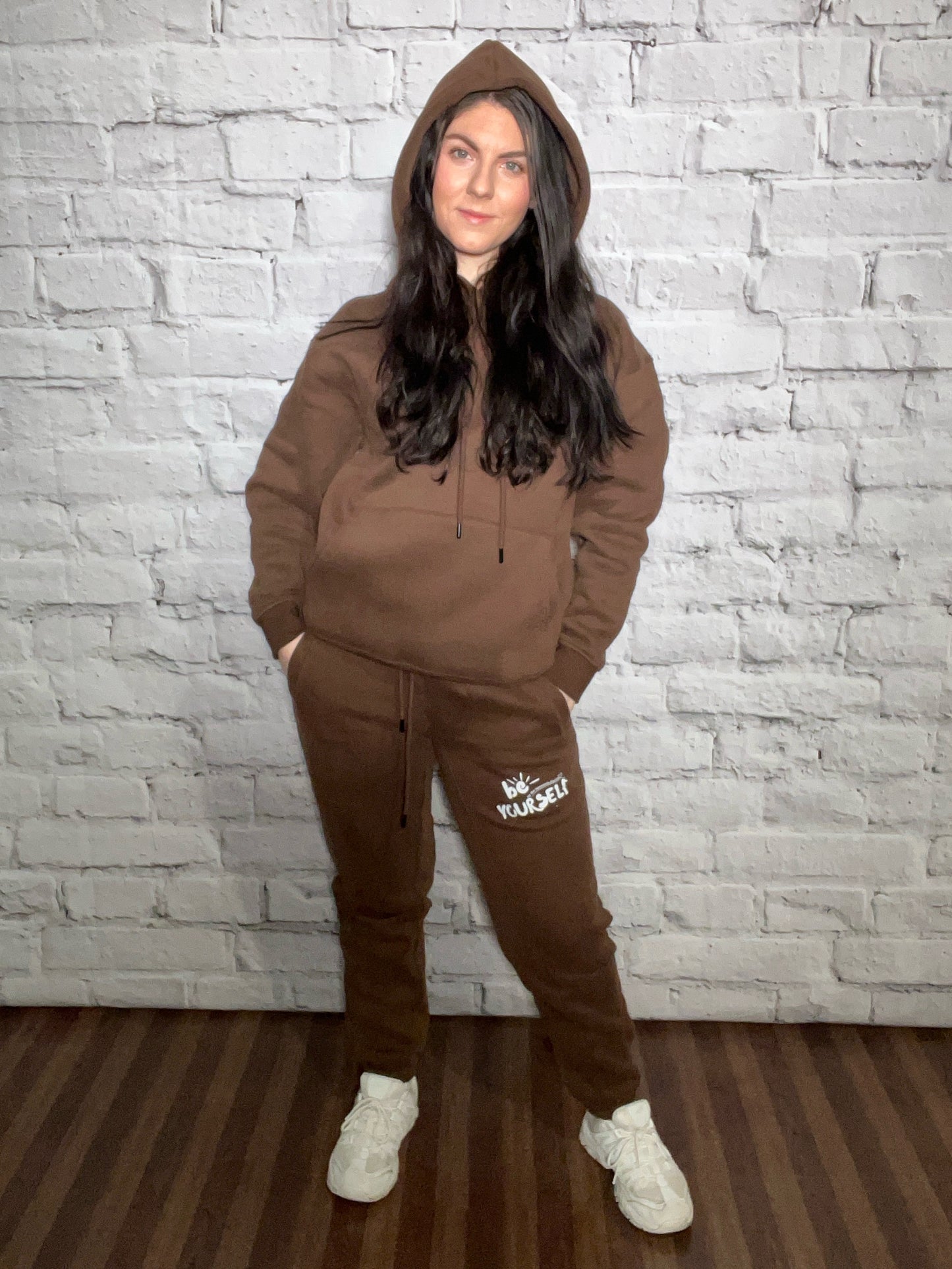be yourself - cozy hoodie