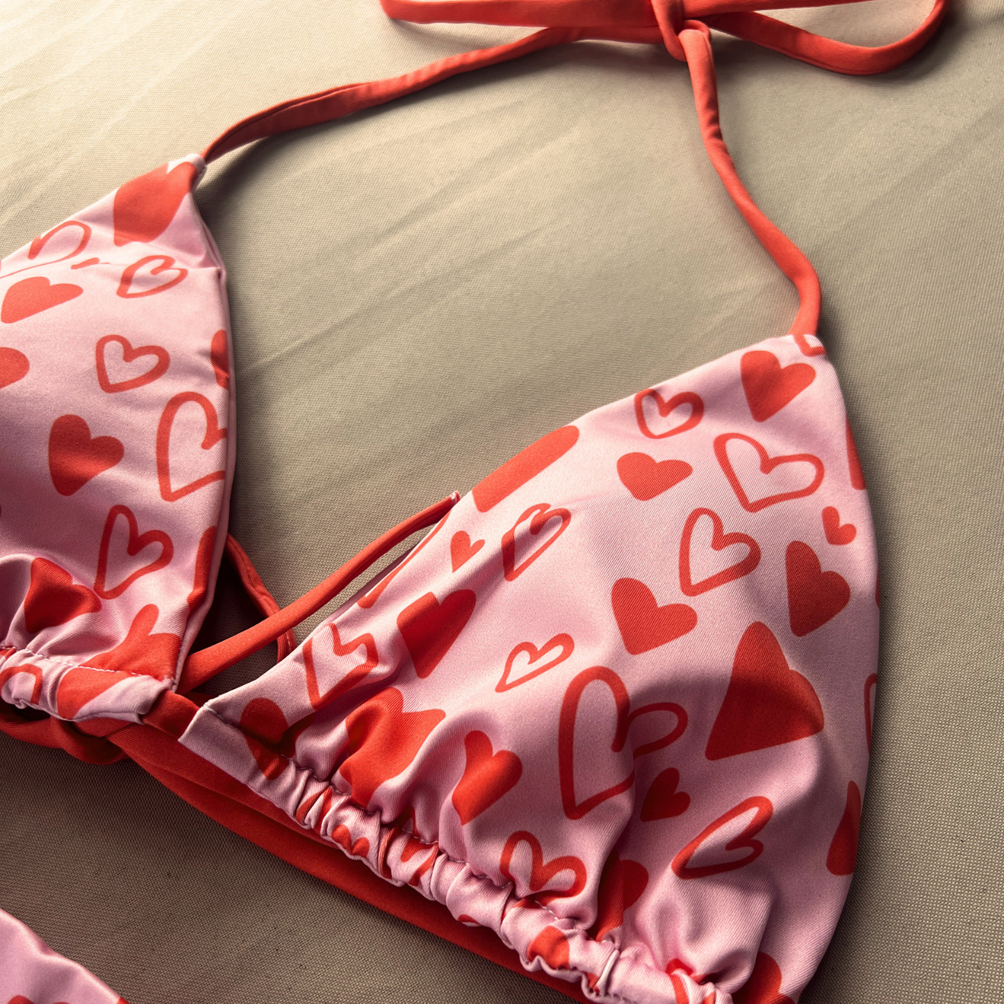 Take Care of Your Mind 2.0 Recycled String Bikini Top