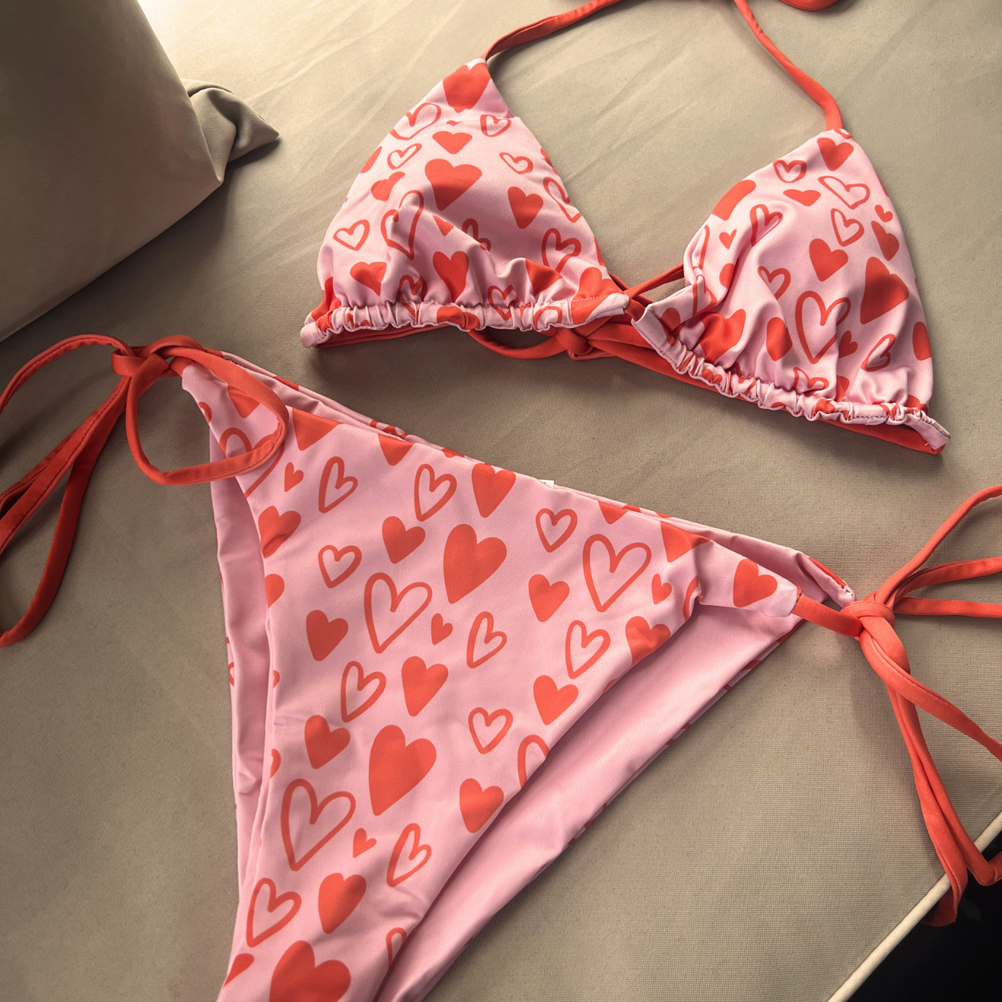 Take Care of Your Mind 2.0 Recycled String Bikini Top