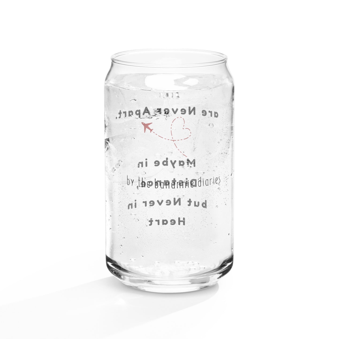 True Friends Can-Shaped Glass