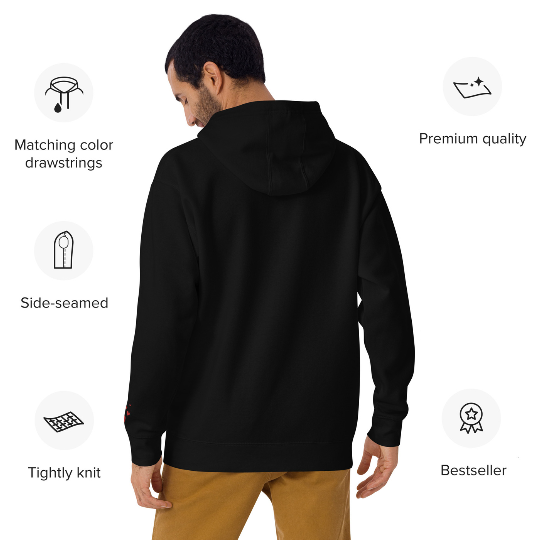 Bee Mine - Embroidered Unisex Hoodie - The Banannie Diaries