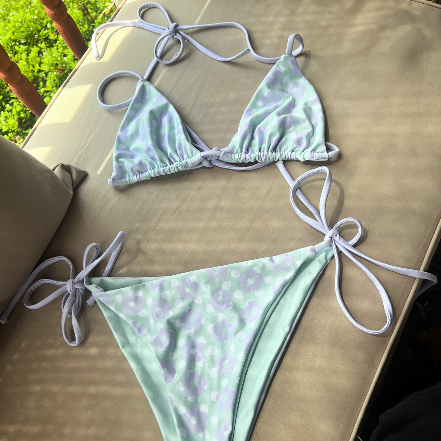 You Are Enough 2.0 Recycled String Bikini Bottoms