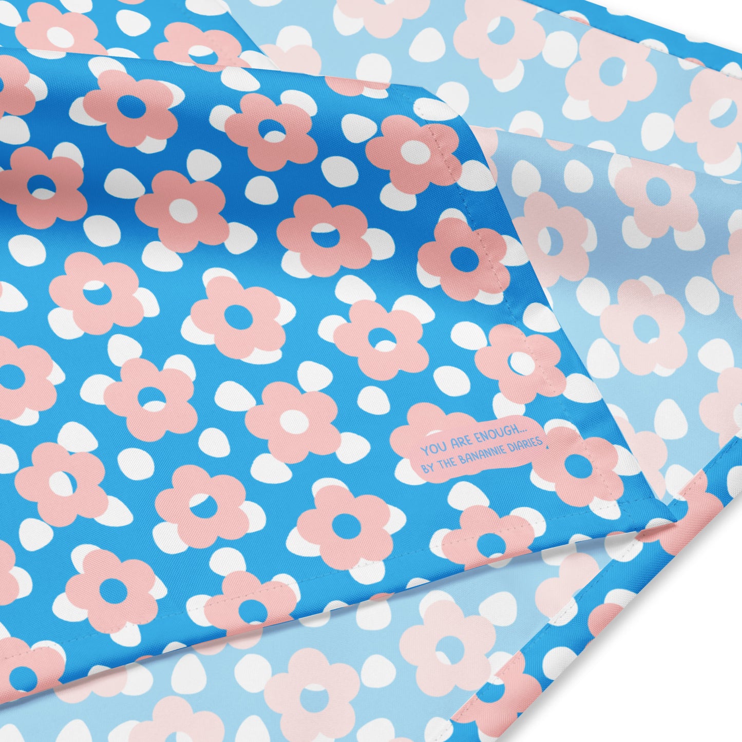 You Are Enough Bandana/Hair Scarf - Mental Health Matters by The Banannie Diaries
