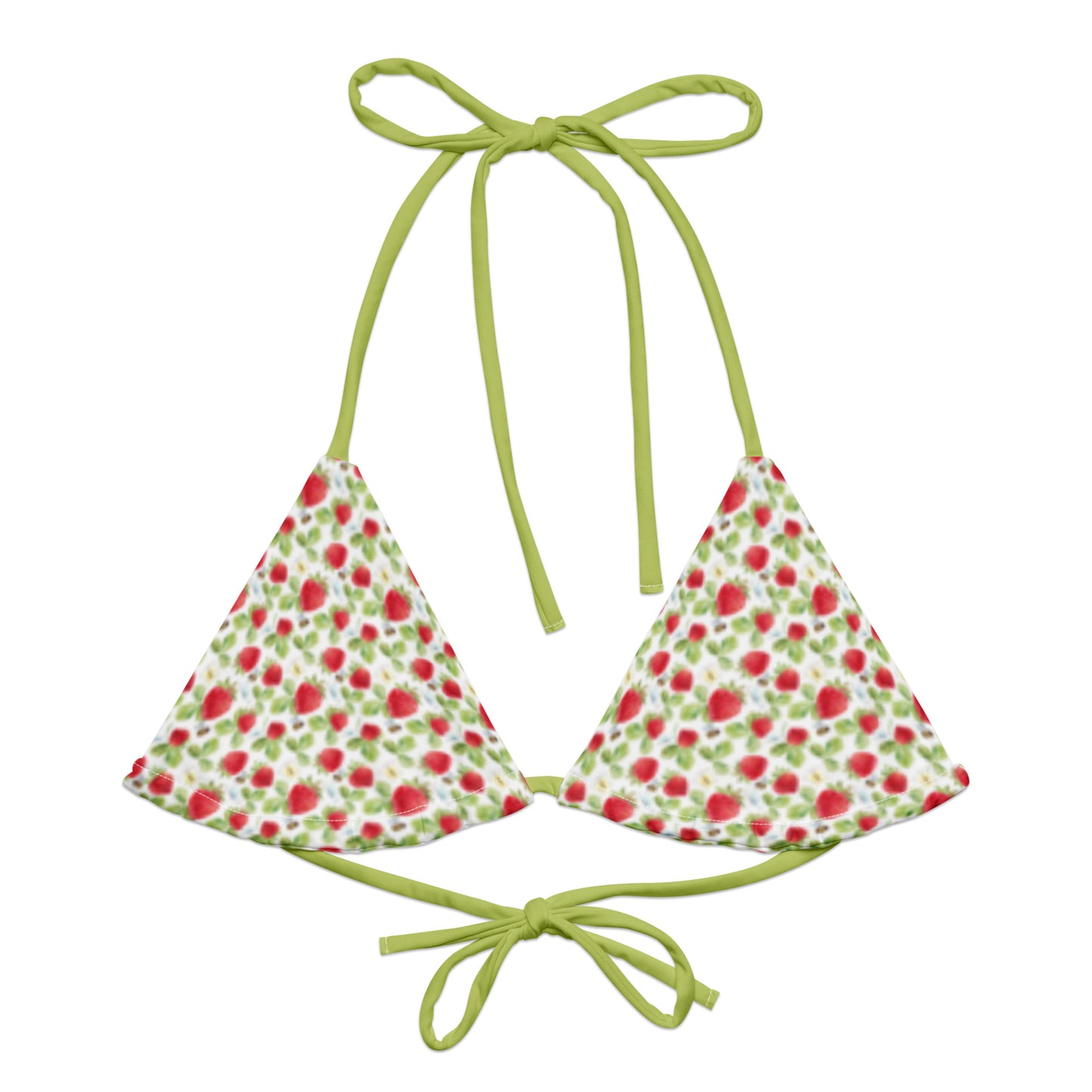Strawberry Bees Bikini Top