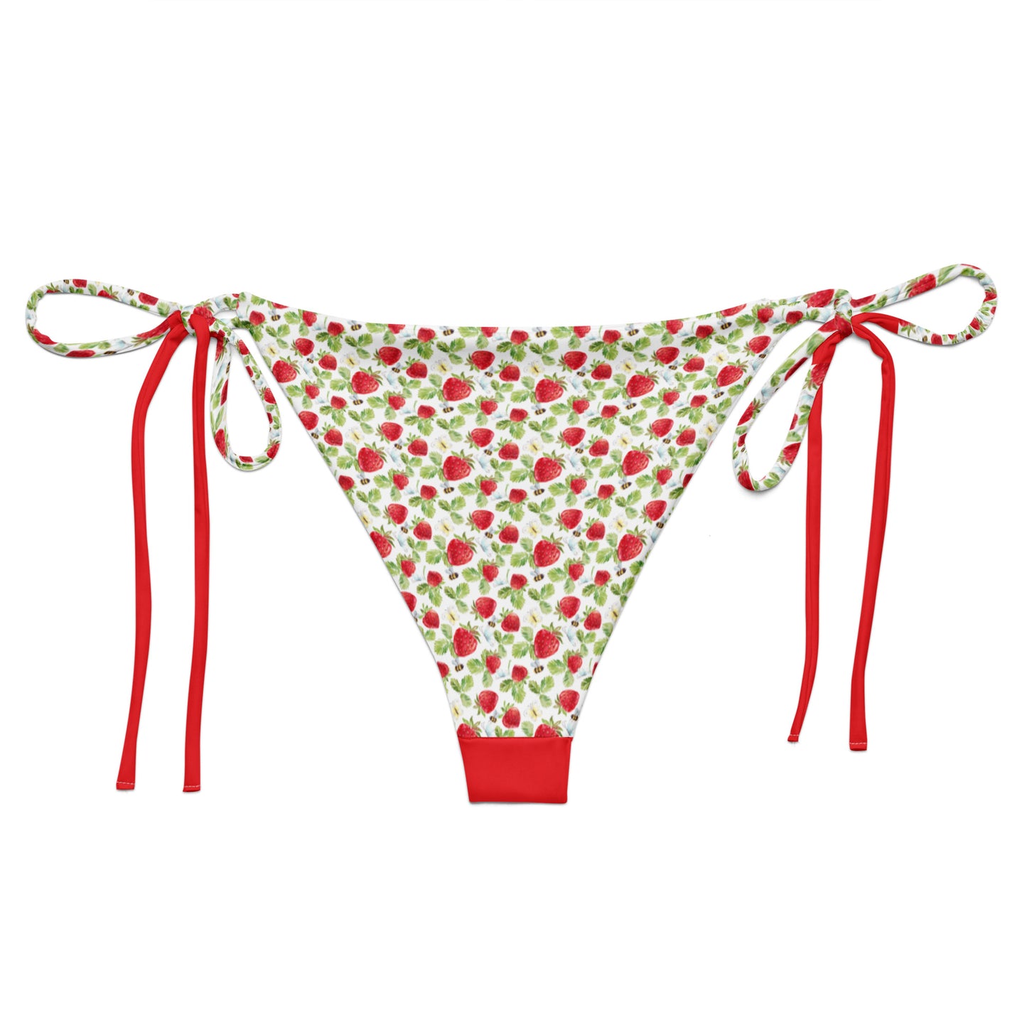 Strawberry Bees Colorblock Bikini Bottoms