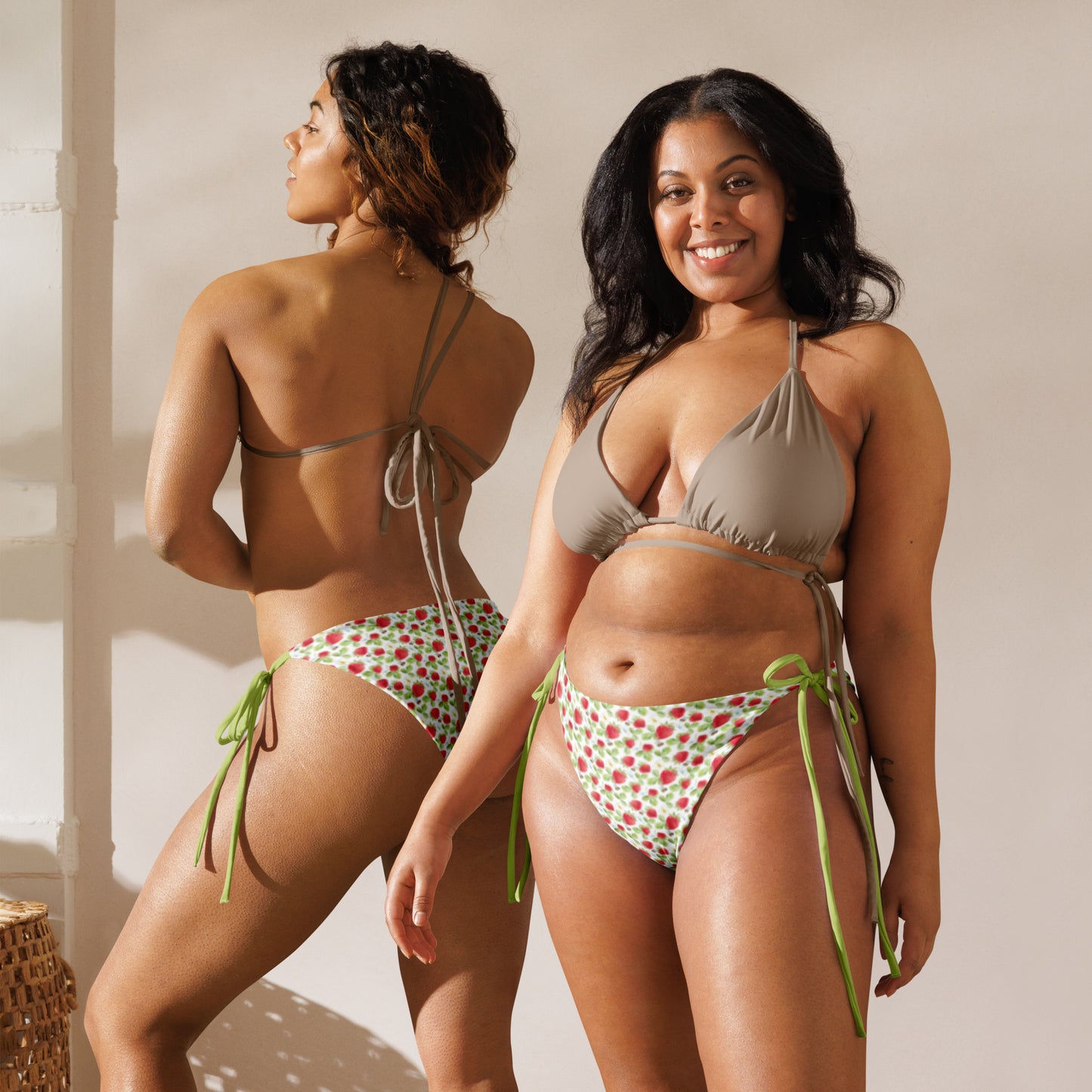 Strawberry Bees Bikini Bottom
