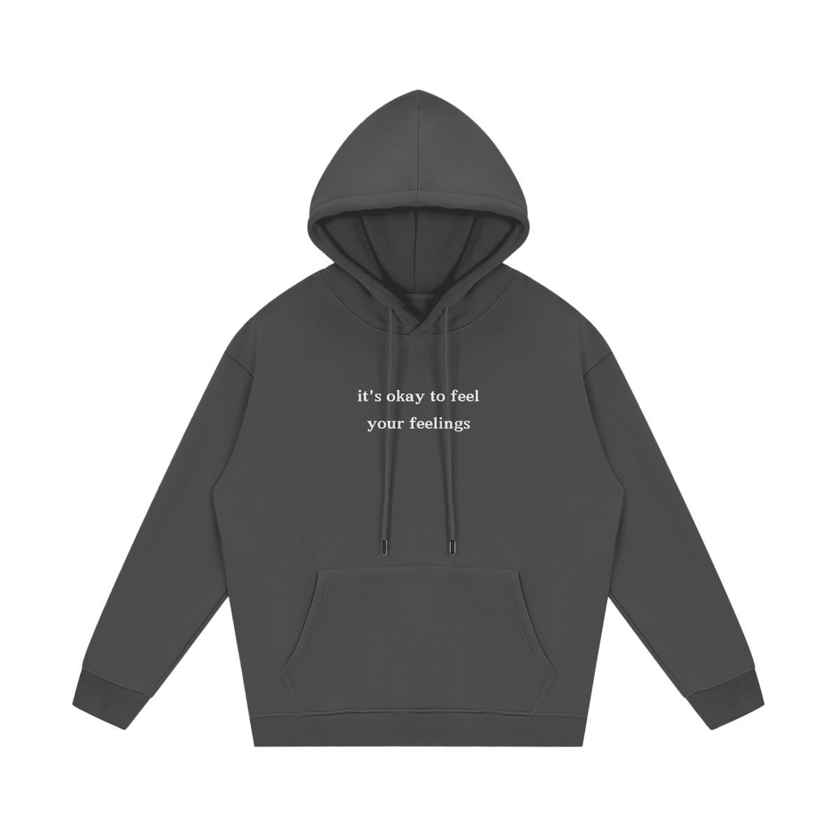 it's okay to feel your feelings hoodie - mental health matters collection