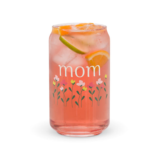 Mom - Can-Shaped Glass