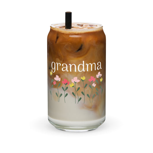 Grandma - Can-Shaped Glass