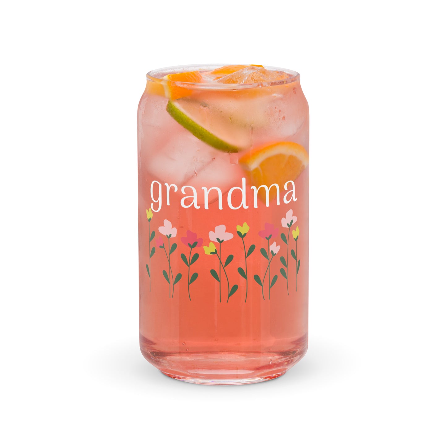 Grandma - Can-Shaped Glass