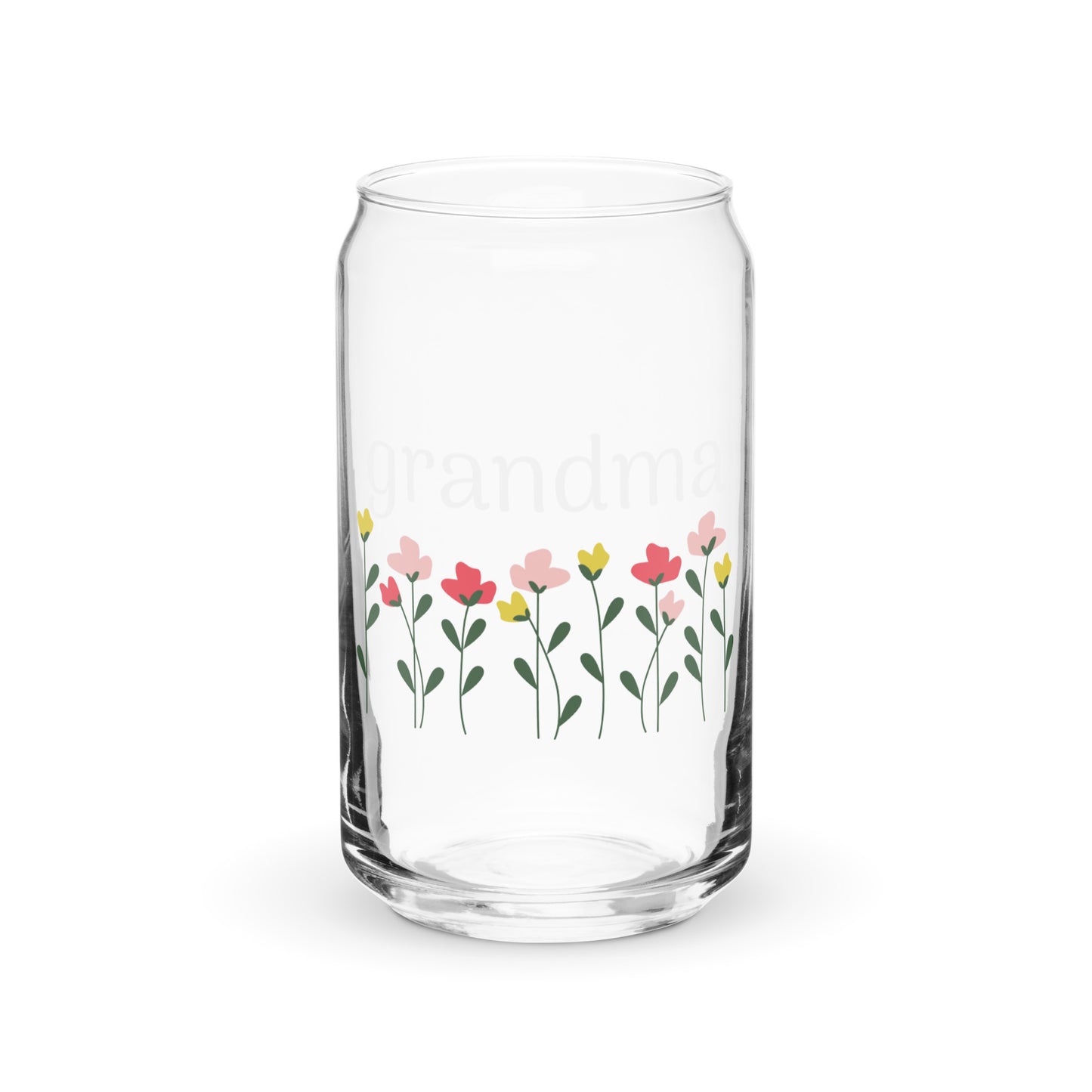 Grandma - Can-Shaped Glass