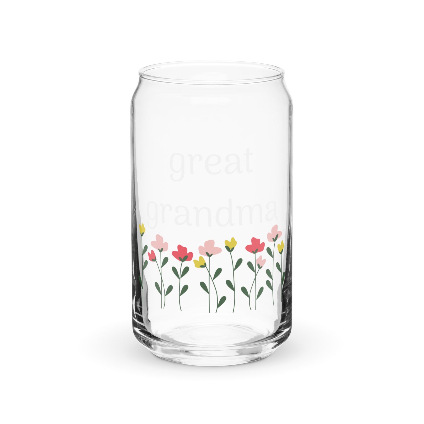 Great Grandma - Can-Shaped Glass
