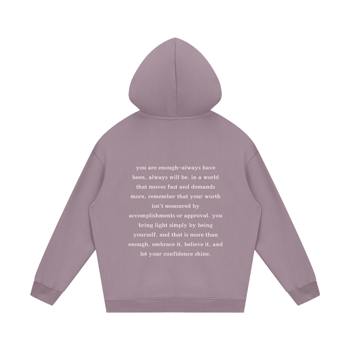 you are enough hoodie - mental health matters collection