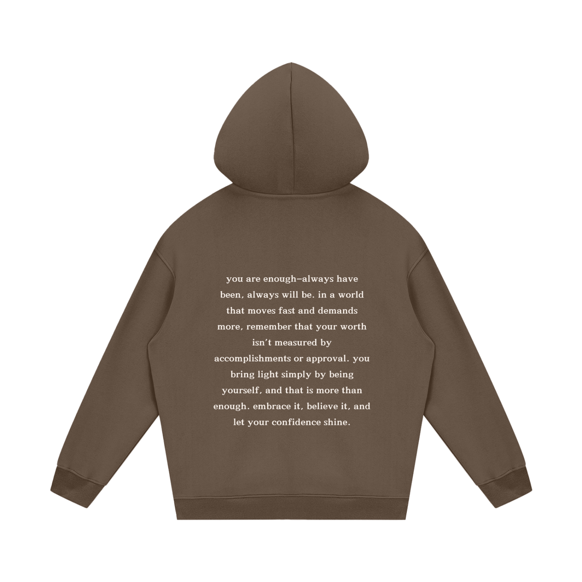 you are enough hoodie - mental health matters collection