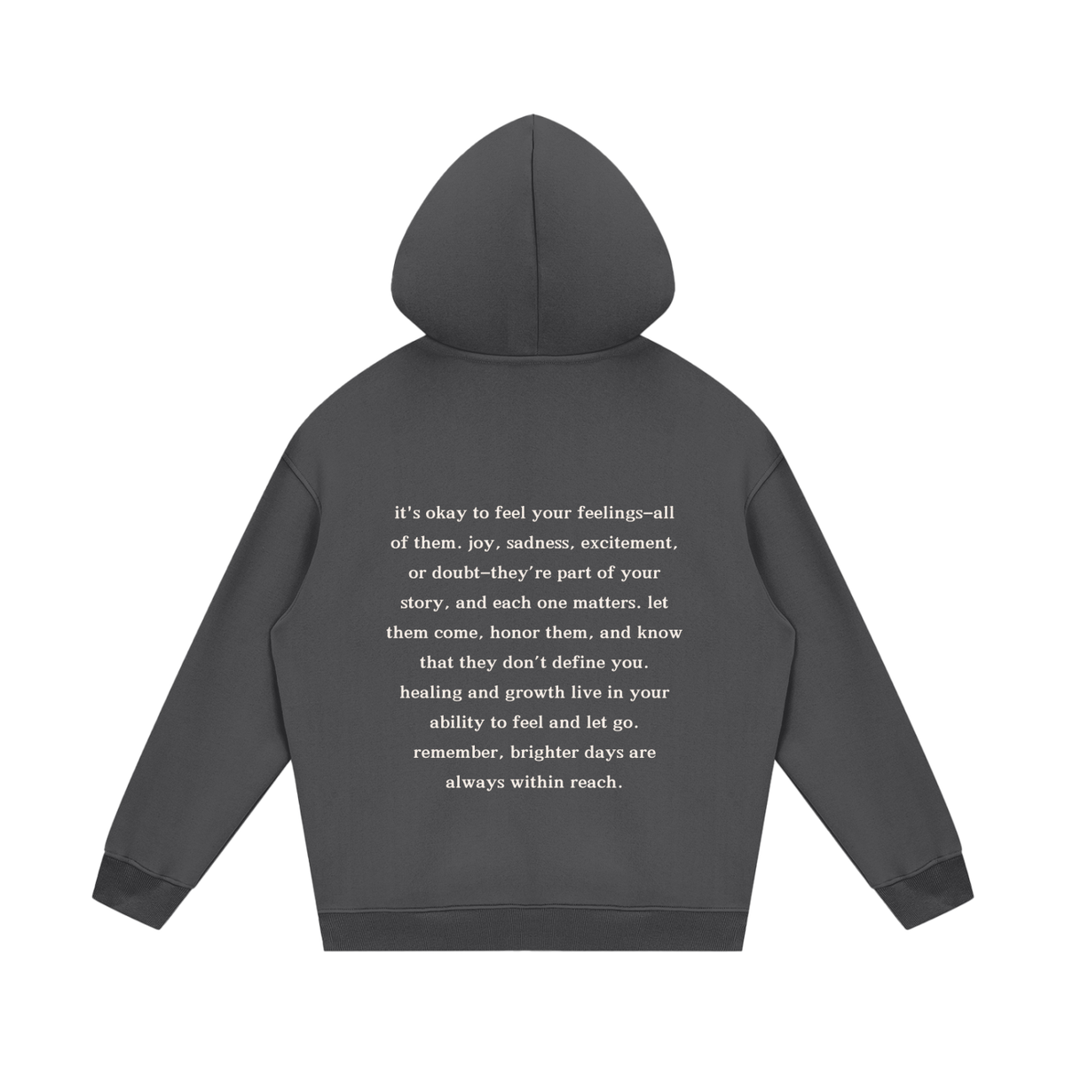 it's okay to feel your feelings hoodie - mental health matters collection