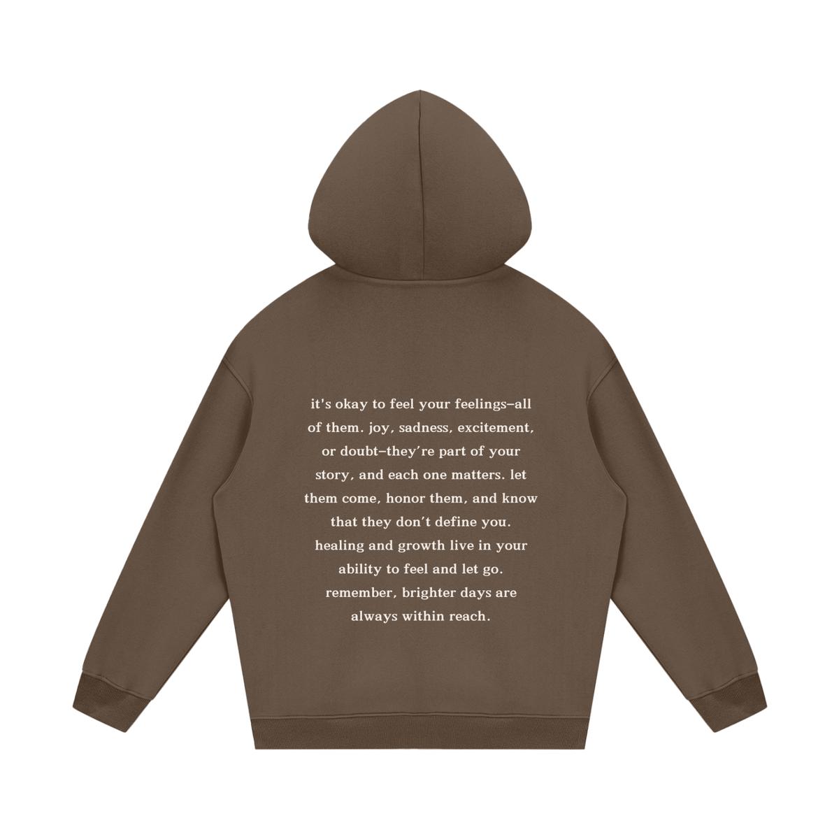 it's okay to feel your feelings hoodie - mental health matters collection