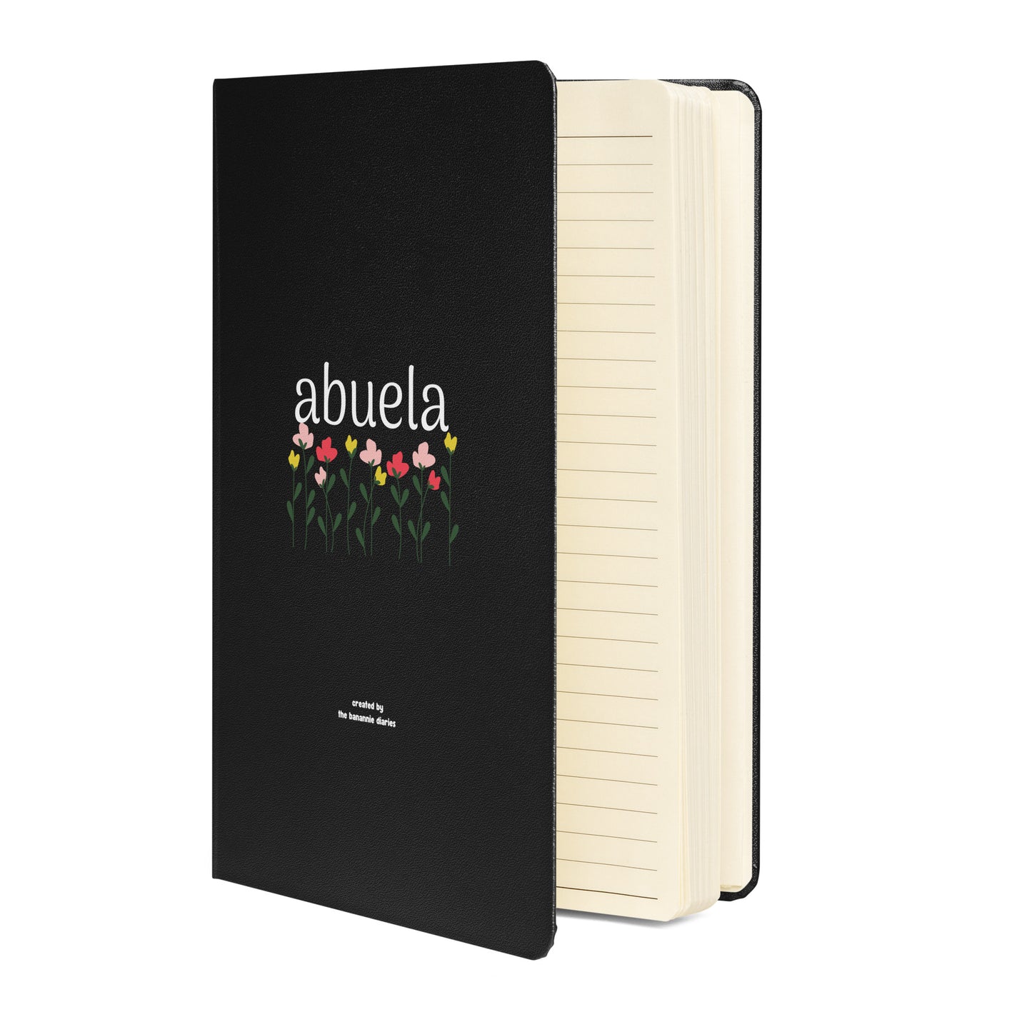 Abuela - Hardcover Bound Notebook, 80 Pages, By The Banannie Diaries