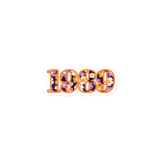 1989 Bubble-Free Sticker