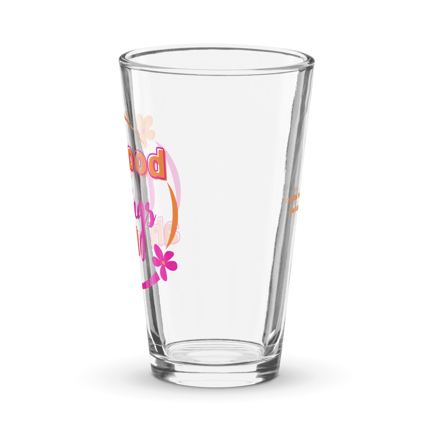 Good Things Ahead Pint Glass - Mental Health Matters by The Banannie Diaries - Volume: 16 oz. (473 ml), Glassware, Houseware